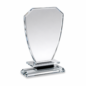 Triangualar Transpherent White  Crystel  Trophy Award (5 inch, 6 inch, 7 inch)